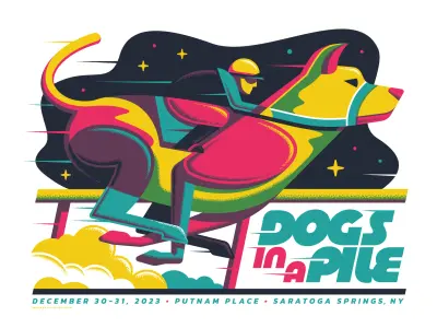 Dogs in a Pile