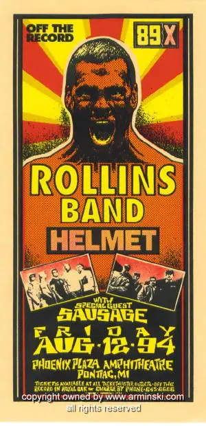 Rollins Band, Helmet, & Sausage