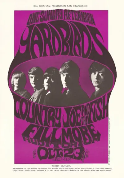 Yardbirds / Country Joe & the Fish