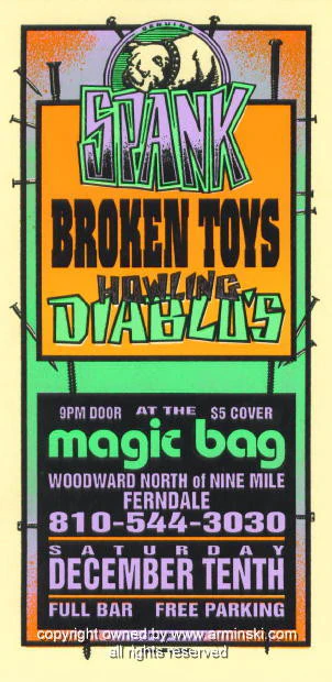 Spank w/ Broken Toys