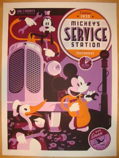 "Mickey's Service Station"